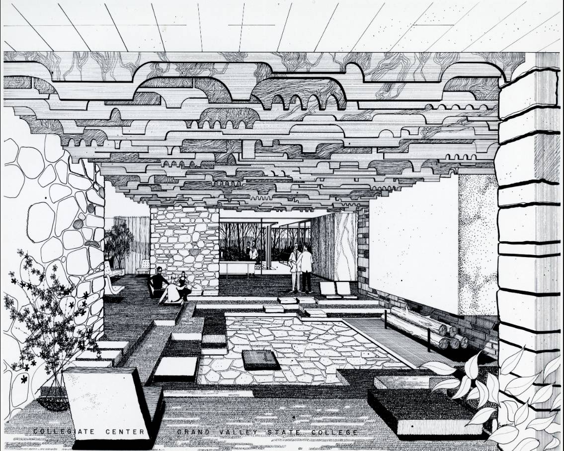 Seidman House interior coloring page